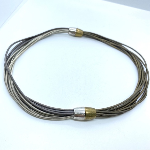 Cord Bracelet Pair or Necklace With Magnet Clasp - Picture 7 of 9